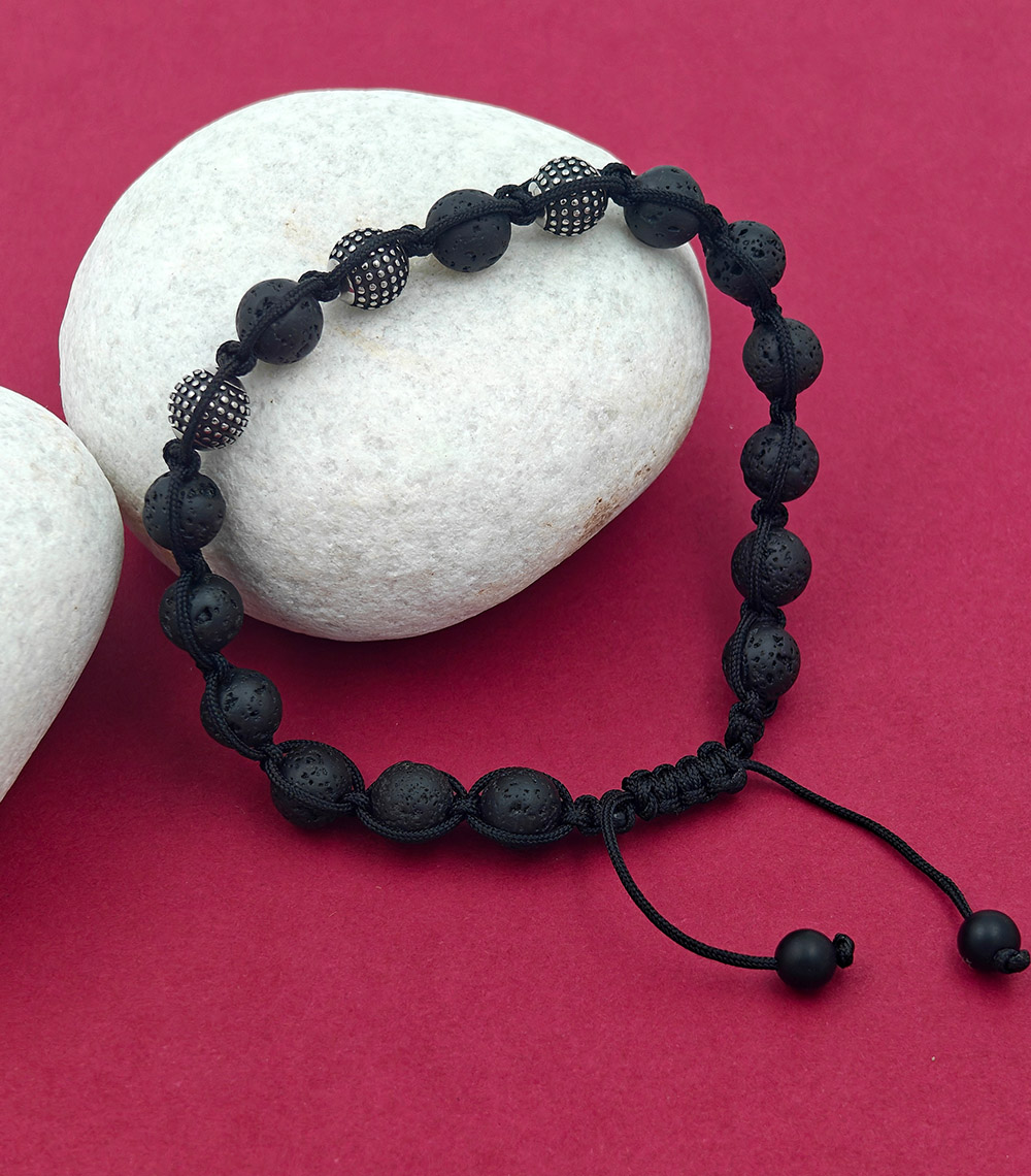 Midnight Beads Bracelet For Men - Image 4