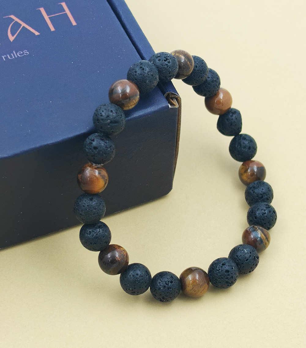 Horizon Stone Band Bracelet For Men - Image 4