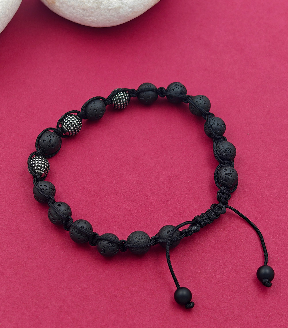 Midnight Beads Bracelet For Men