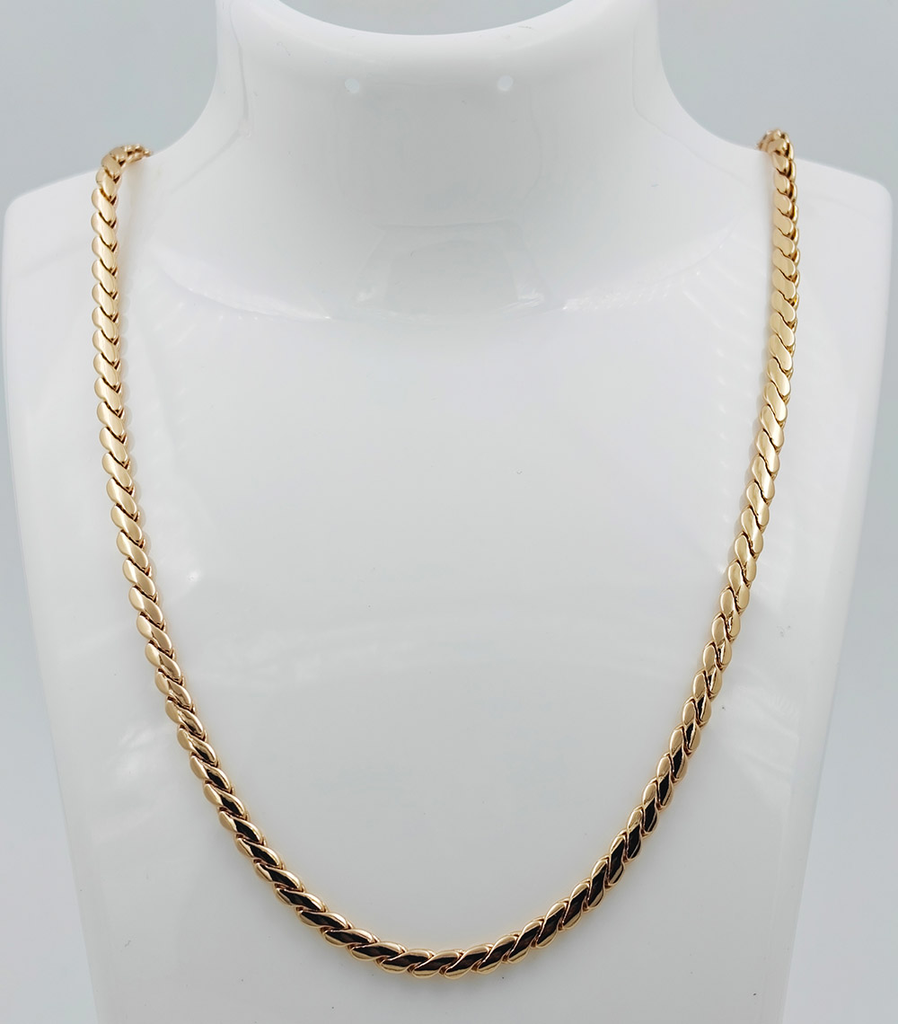 Classic Gold Plated Link Chain - Image 3