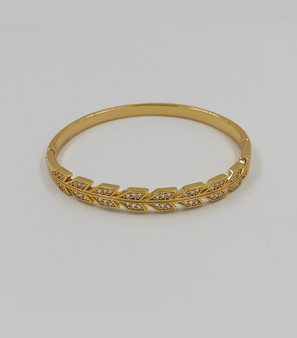 Golden Vine Stone Bracelet For Women - Image 3