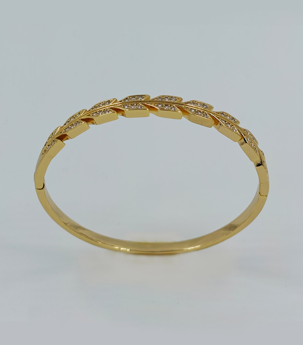 Golden Vine Stone Bracelet For Women - Image 4