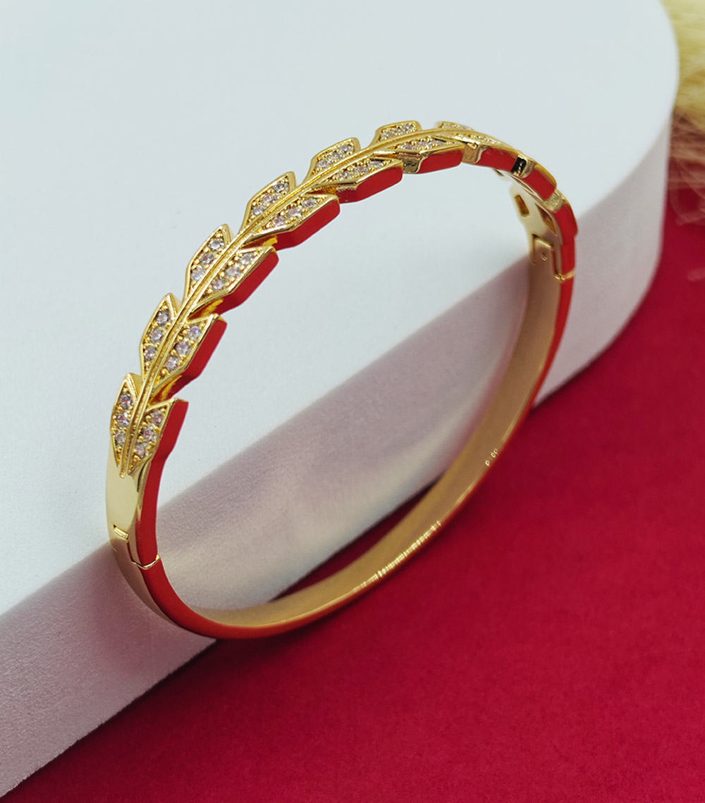 Golden Vine Stone Bracelet For Women - Image 6