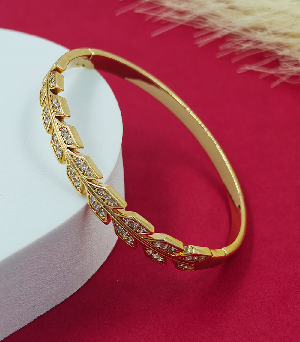Golden Vine Stone Bracelet For Women