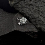 radiant bloom Stainless Steel Floral Ring