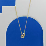 Infinity Glow Gold Chain Pendant