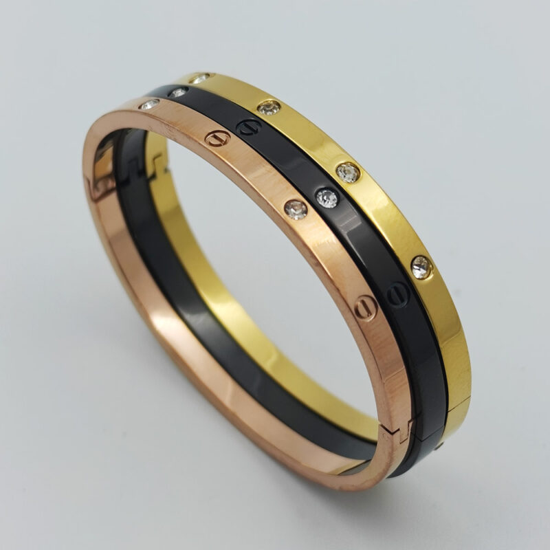 VibeLock Bangle Trio Bracelet For Women Size 2.2 (small)