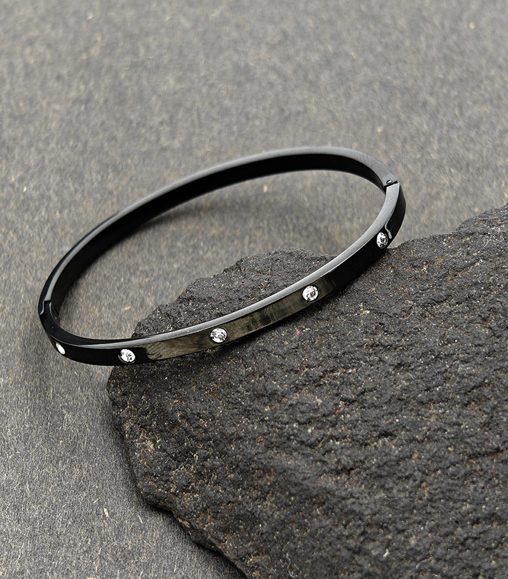 Stellar Night Black Stone Bracelet